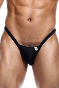 Thumbnail for MaleBasics - Y Buns Thong - Black - Stag Shop