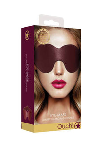 Thumbnail for Ouch by Shots Toys - Halo - Eye Mask - Burgundy - Stag Shop