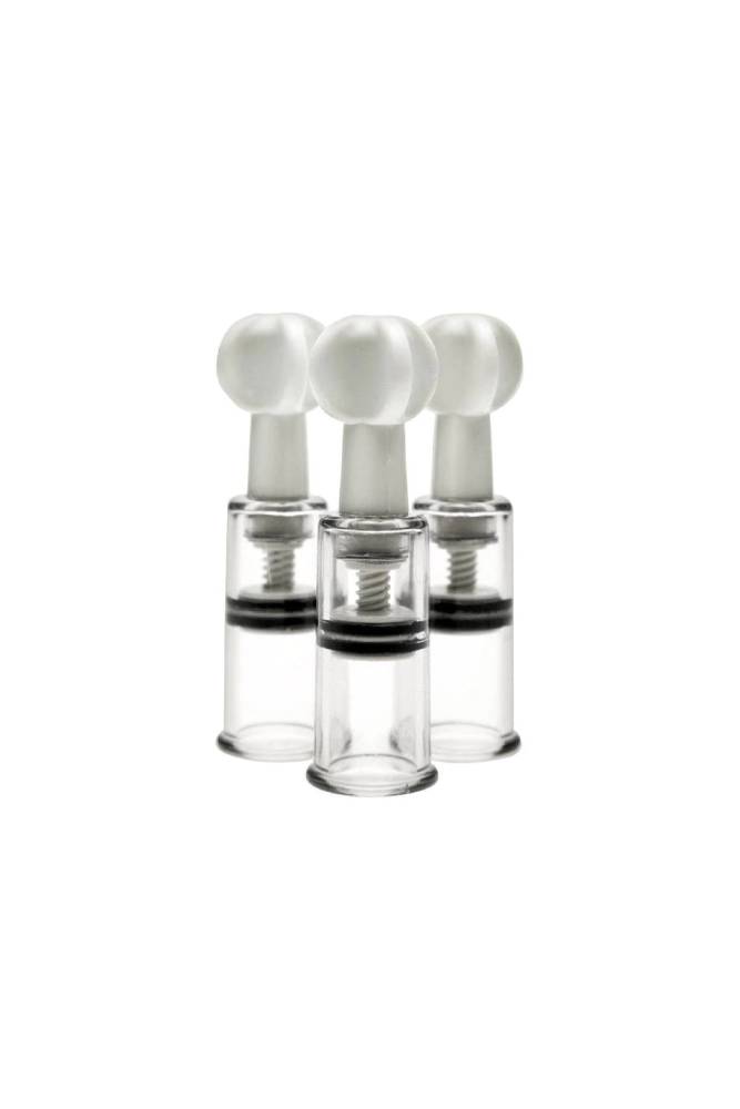XR Brands - Size Matters - Max Twist Clit and Nipple Triple Sucker Set - Stag Shop
