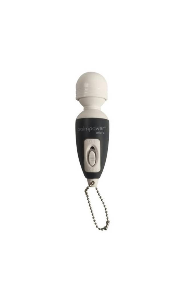Palmpower - Micro Massager Key Chain - Black/White - Stag Shop