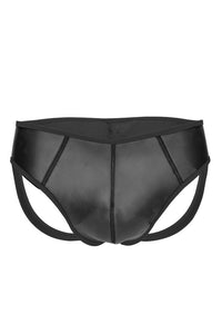 Thumbnail for Ouch by Shots Toys - Puppy Play - Neoprene Jockstrap - Black - Stag Shop