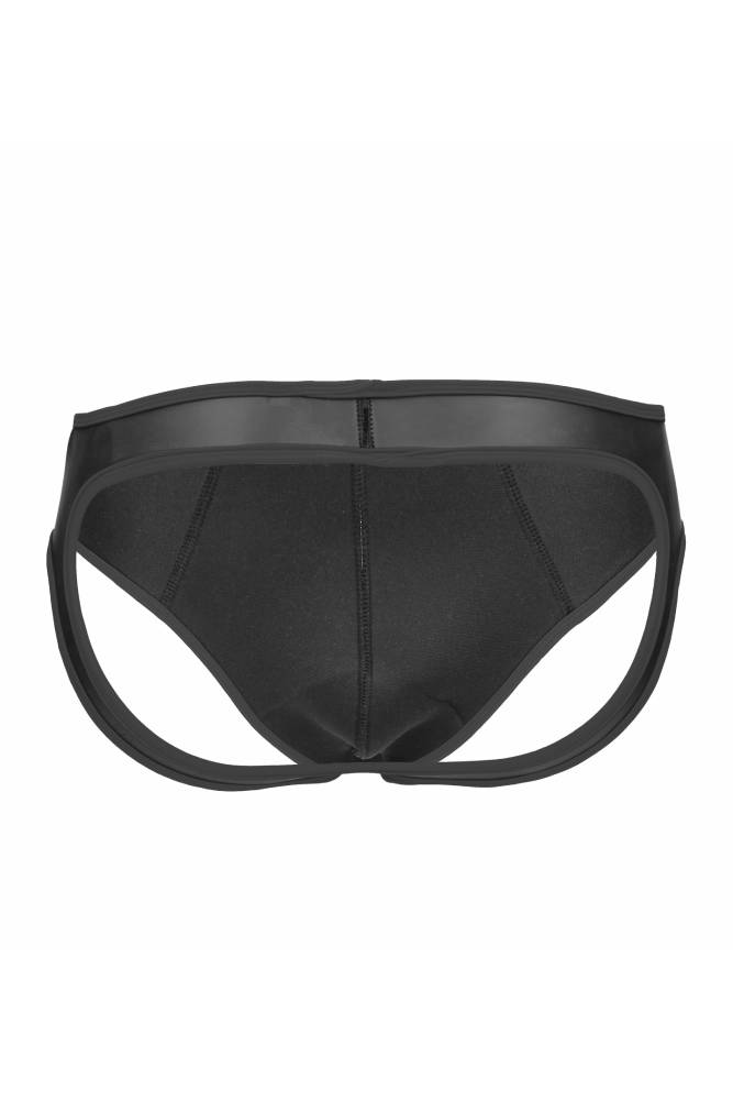 Ouch by Shots Toys - Puppy Play - Neoprene Jockstrap - Black - Stag Shop