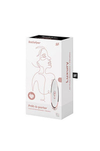 Thumbnail for Satisfyer - Luxury - Pret-A-Porter Clitoral Stimulator - White/Rose Gold - Stag Shop