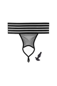 Thumbnail for Pipedream - Hookup Panties - Crotchless Love Garter with Attachable Butt Plug - Size S-L - Stag Shop