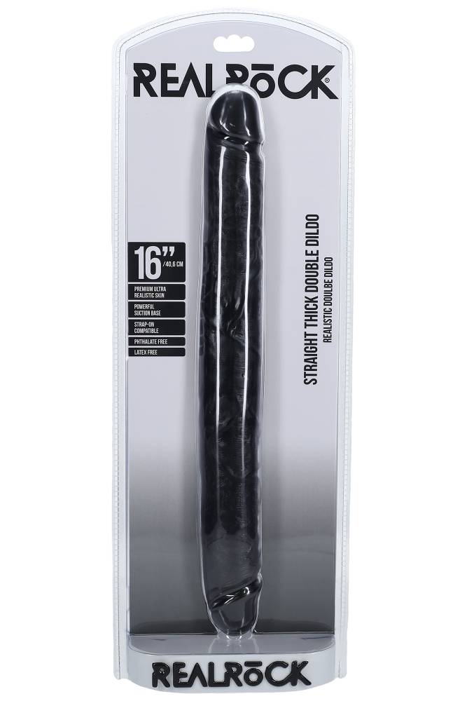 Shots Toys - RealRock - Thick Double Ended Dong - Various Sizes & Colors