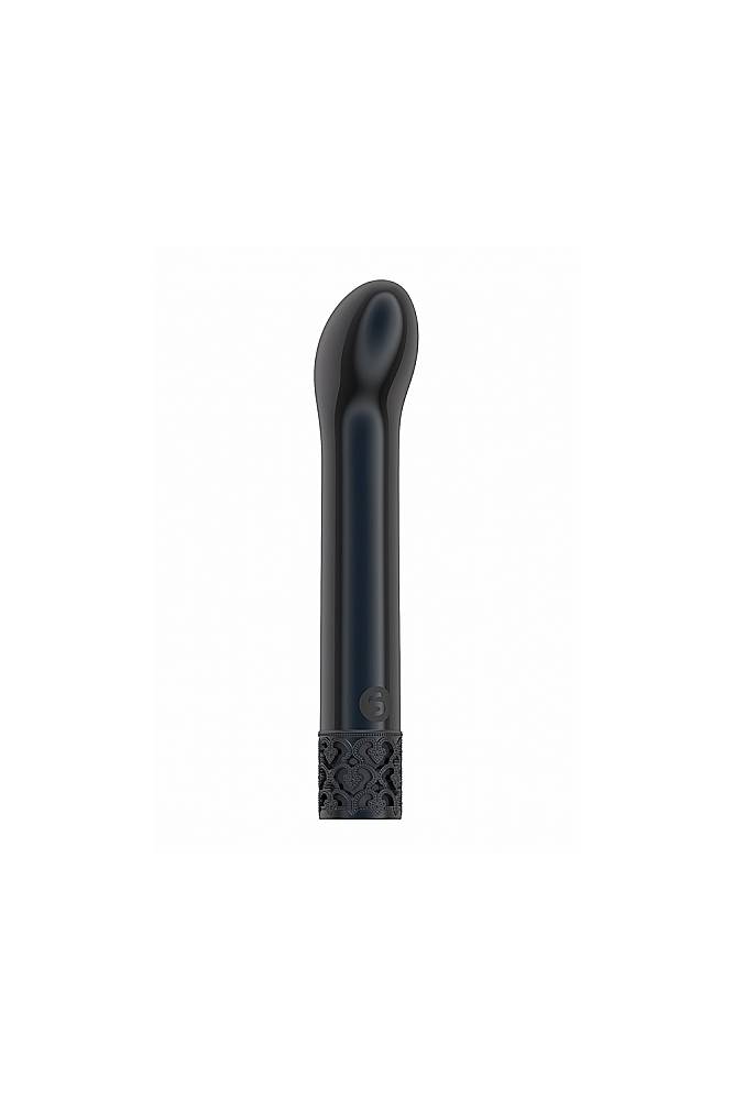 Shots - Royal Gems - Jewel Rechargeable Bullet Vibrator - Gunmetal - Stag Shop