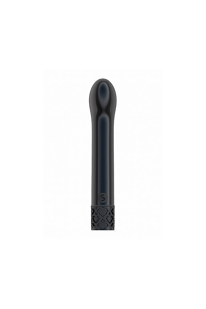Shots - Royal Gems - Jewel Rechargeable Bullet Vibrator - Gunmetal - Stag Shop