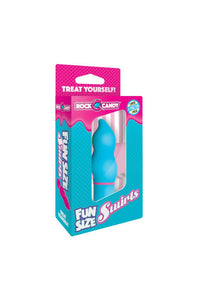 Thumbnail for Rock Candy Toys - Fun Size Swirl Mini Vibrator - Blue - Stag Shop