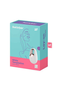 Thumbnail for Satisfyer - Layons - White Temptation Vibrator - White/Rose Gold - Stag Shop