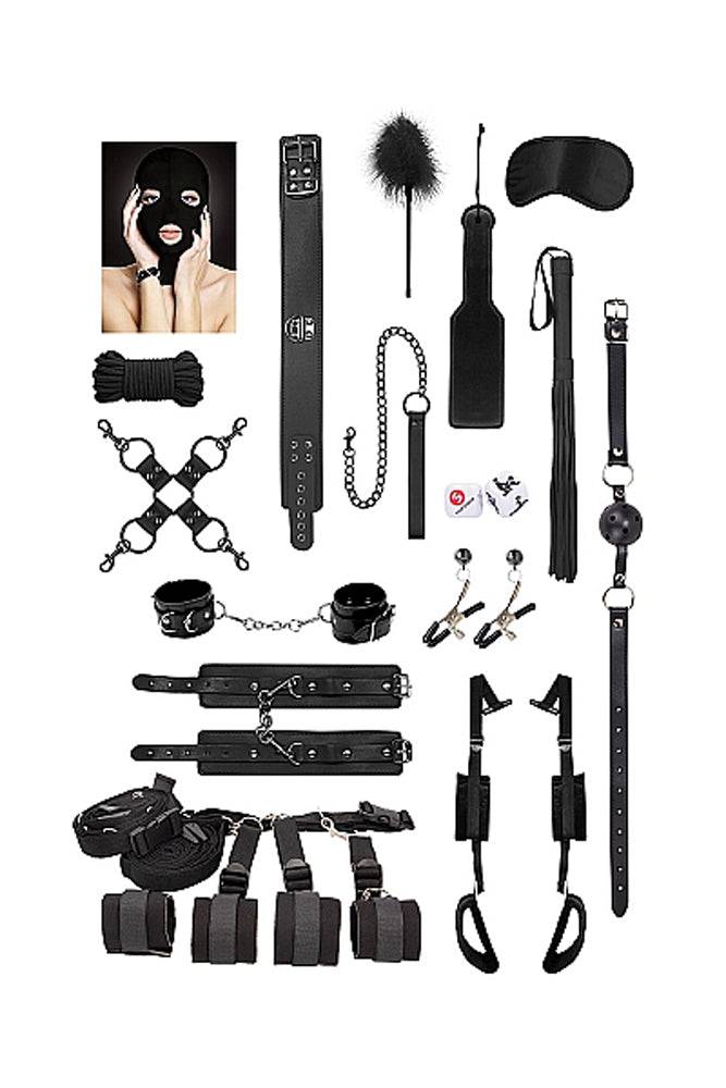 Ouch by Shots Toys - Advanced Bondage Kit - Black - Stag Shop