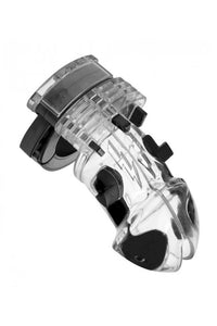Thumbnail for XR Brands - Master Series - Electro Lockdown Estim Male Chastity Cock Cage - Stag Shop
