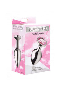 Thumbnail for XR Brands - Booty Sparks - Pink Gem Anal Plug- Large - Stag Shop