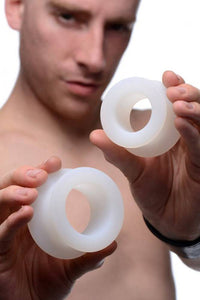 Thumbnail for XR Brands - Master Series - Stretch Master 2 Piece Training Silicone Ass Grommet set - Stag Shop