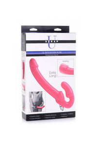 Thumbnail for XR Brands - Strap U - 7X Revolver Slim 8 Inch Vibrating Strapless Strap-on - Pink - Stag Shop