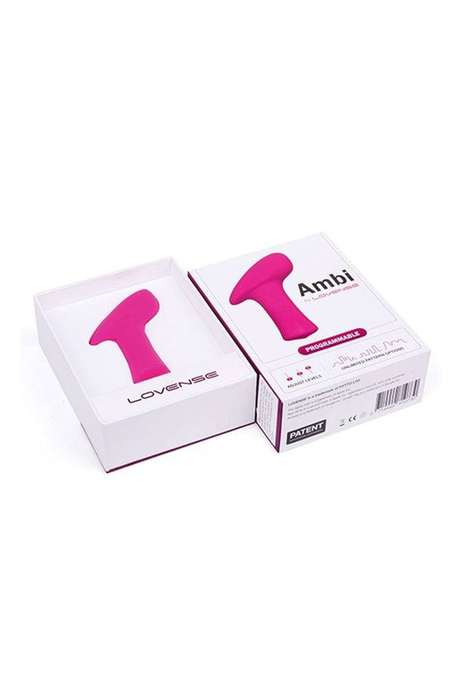 Lovense - Ambi Bluetooth Bullet Vibrator - Pink - Stag Shop