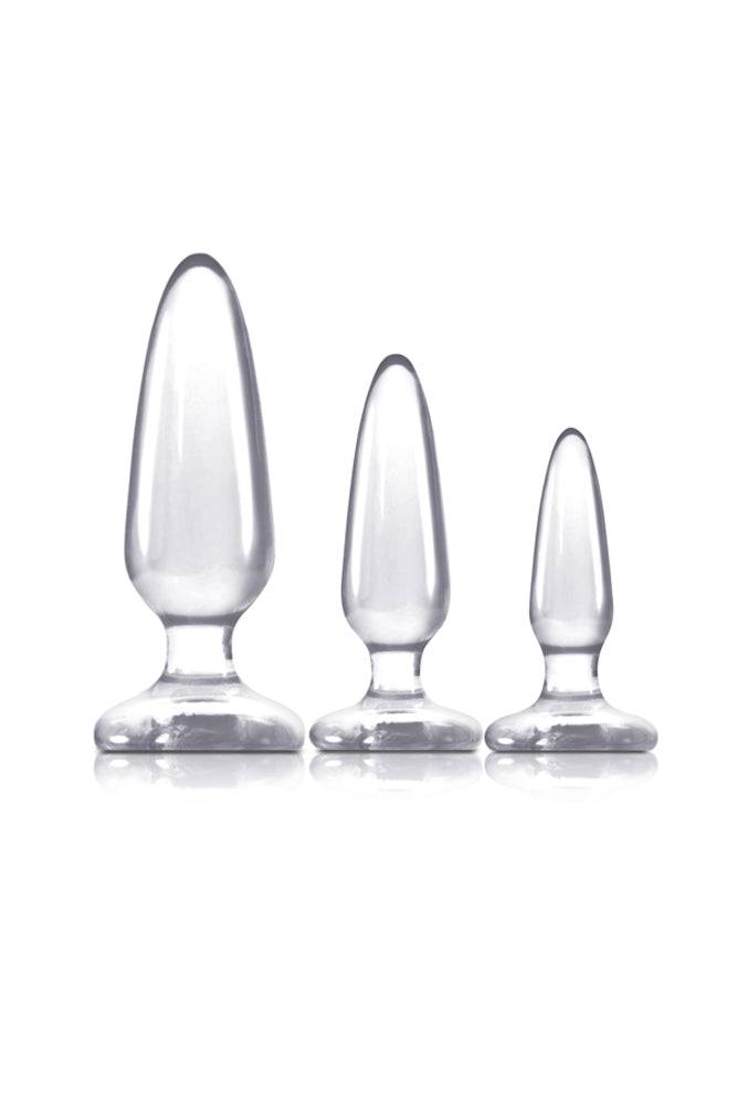 NS Novelties - Jelly Rancher - Trainer Plug Kit - Clear - Stag Shop