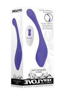 Thumbnail for Evolved - Anywhere Remote Control Vibrator - Periwinkle - Stag Shop