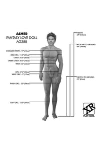 Thumbnail for XR Brands - Next Gen - Asher - Fantasy Life Size Replica Love Doll - Pre Order - Stag Shop