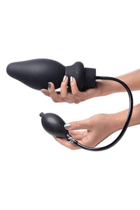 Thumbnail for XR Brands - Ass-Spand - Inflatable Silicone Anal Plug - Large - Stag Shop