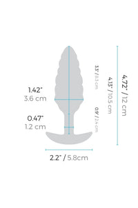 Thumbnail for b-Vibe - Bump Textured Vibrating Butt Plug - Mint - Stag Shop