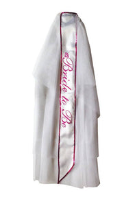 Thumbnail for Little Genie - Bride To Be Veil - White - Stag Shop