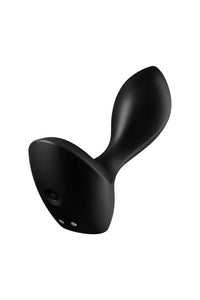 Thumbnail for Satisfyer - Backdoor Lover - Silicone Vibrating Butt Plug - Black - Stag Shop