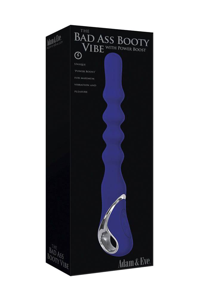 Adam & Eve - Bad Ass Booty Vibe - Blue - Stag Shop