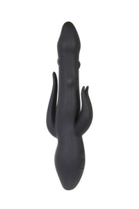 Thumbnail for Adam & Eve - Eve's Bad Bad Bunny Triple Vibrator - Black - Stag Shop
