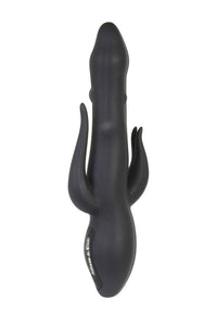 Thumbnail for Adam & Eve - Eve's Bad Bad Bunny Triple Vibrator - Black - Stag Shop