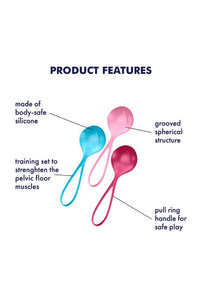 Thumbnail for Satisfyer - Strengthening Kegel Balls Set - Stag Shop