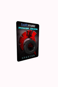 Thumbnail for Bathmate - Power Rings - Spartan Cock Ring - Black - Stag Shop