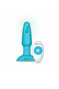 Thumbnail for b-Vibe - Rimming 2 Butt Plug - Teal - Stag Shop