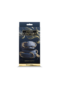 Thumbnail for NS Novelties - Bondage Couture - Wrist Cuffs - Blue - Stag Shop