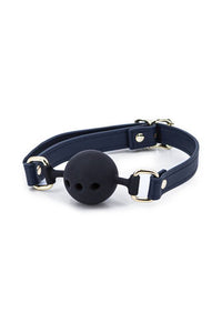 Thumbnail for NS Novelties - Bondage Couture - Ball Gag - Blue - Stag Shop