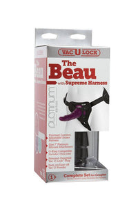 Thumbnail for Vac-U-Lock by Doc Johnson - The Beau & Supreme Harness Strap-On Kit - Stag Shop