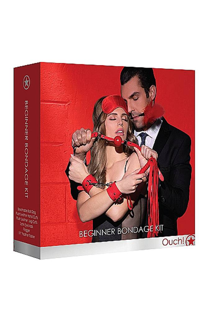 Ouch by Shots Toys - Beginner Bondage Kit - Red - Stag Shop
