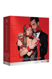 Thumbnail for Ouch by Shots Toys - Beginner Bondage Kit - Red - Stag Shop