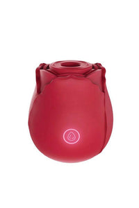 Thumbnail for Voodoo Toys - Beso Flower Power Air Pulse Rose Vibe - Red - Stag Shop