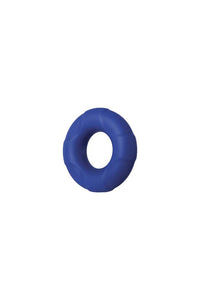 Thumbnail for Adam & Eve - Big Man Silicone Cock Ring - Blue - Stag Shop