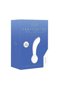 Thumbnail for Shots Toys - Chrystalino - Blaze Glass Butt Plug - White - Stag Shop