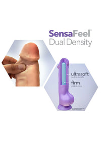 Thumbnail for Blush Novelties - Au Naturel - 8 Inch Sensa Feel Dildo - Latin - Stag Shop