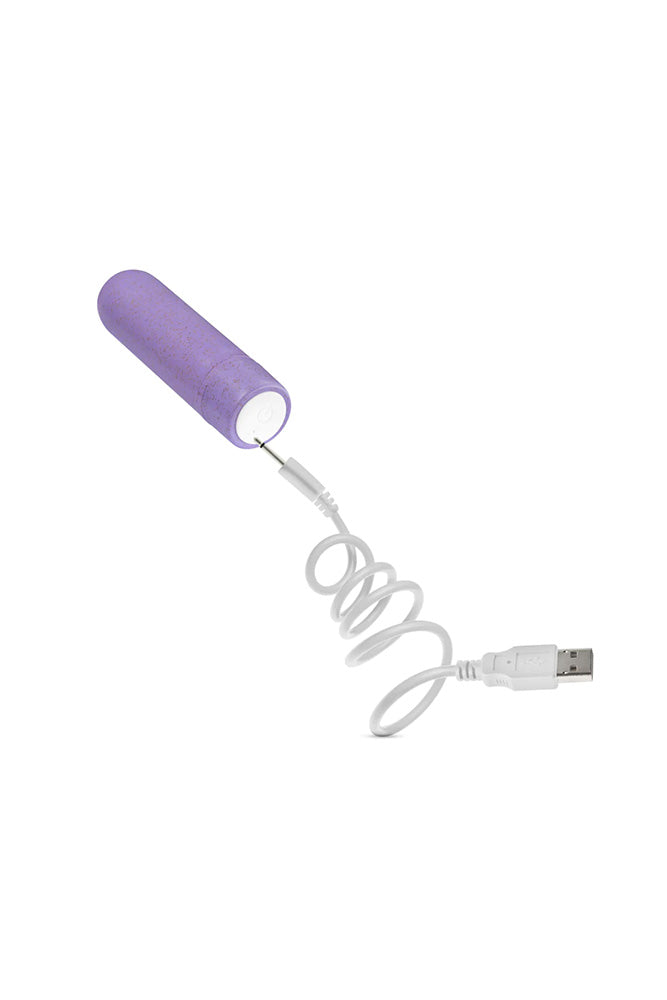 Blush Novelties - Gaia - Eco - Rechargeable Bullet Vibrator - Violet - Stag Shop