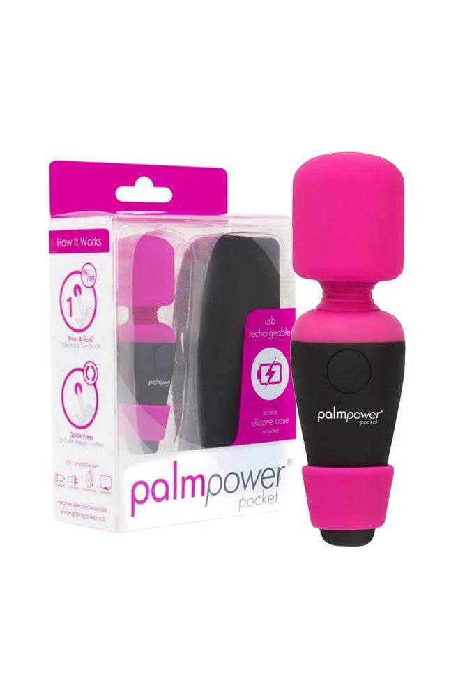 PalmPower - Pocket Rechargeable Mini Massage Wand - Stag Shop