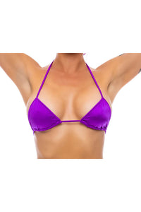 Thumbnail for BodyZone - Small Triangle Bikini Top - 1649 - Assorted Colors - Stag Shop