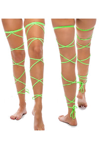 Thumbnail for BodyZone - Tie Up Strappy Leg Garters - 1040 - Various Colors