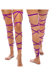 Thumbnail for BodyZone - Tie Up Strappy Leg Garters - 1040 - Various Colors