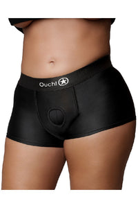 Thumbnail for Ouch by Shots Toys - Vibrating Strap-on Boxer - Various Sizes & Colors