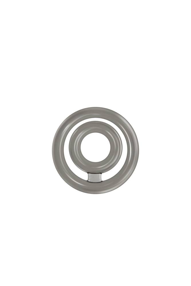 Zero Tolerance - Bullseye Double Cock Ring - Smoke - Stag Shop