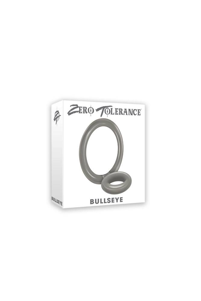 Zero Tolerance - Bullseye Double Cock Ring - Smoke - Stag Shop