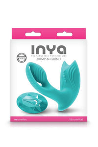 Thumbnail for NS Novelties - INYA - Bump N Grind Warming Dual Vibrator - Teal - Stag Shop